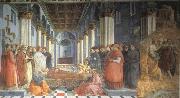 Fra Filippo Lippi The Celebration of the Relics of St Stephen and Part of the Martyrdom of St Stefano china oil painting reproduction